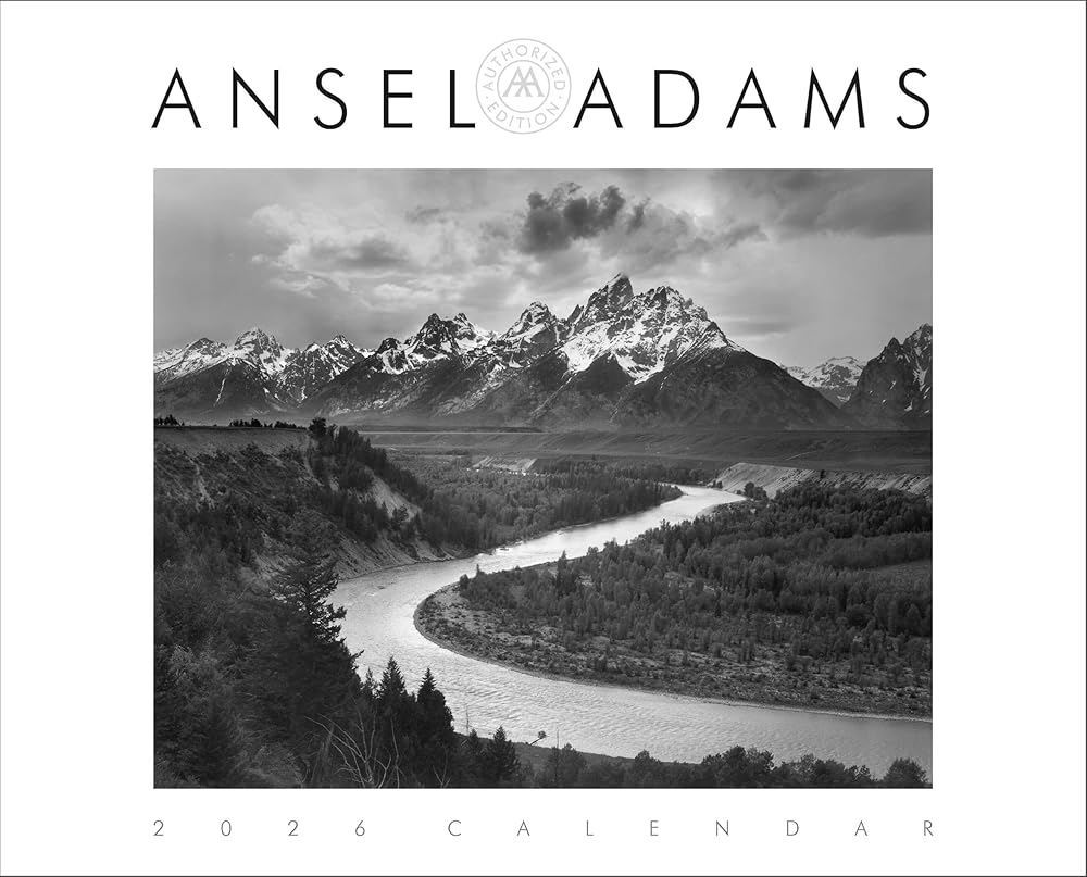 Ansel Adams 2026 Wall Calendar: Authorized Edition (Monthly Calendar) cover image