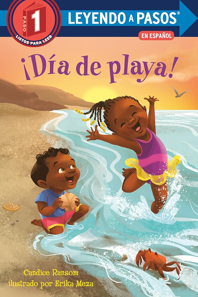 ¡Día de playa! (Beach Day! Spanish Edition) (LEYENDO A PASOS (Step into Reading)) cover image