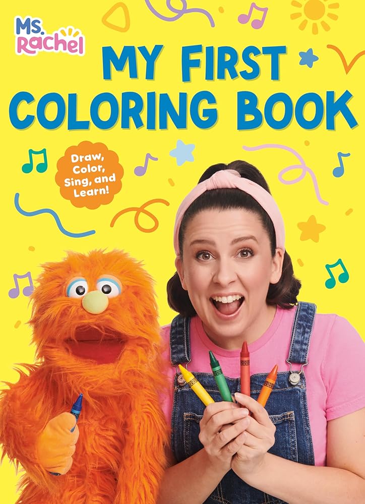 My First Coloring Book (Ms. Rachel) (Books by Ms. Rachel) cover image