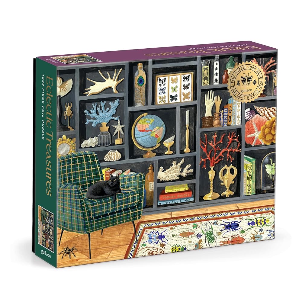 Eclectic Treasures 1000 Piece Foil Puzzle cover image