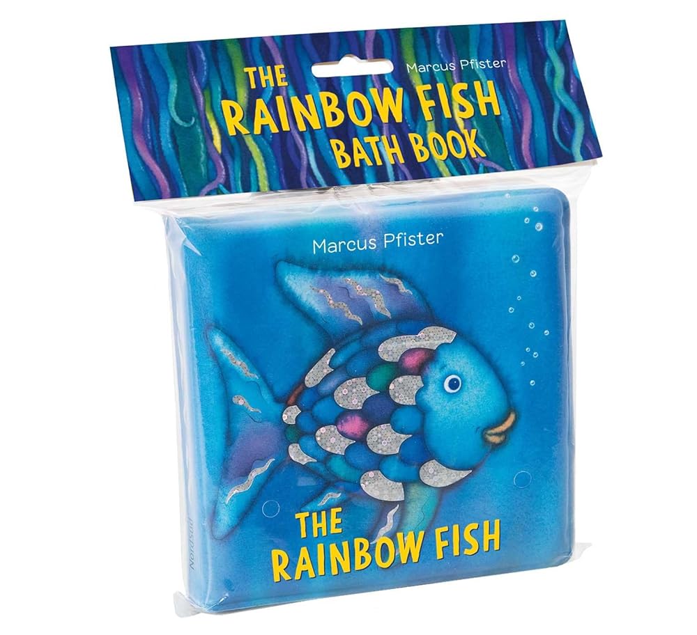 The Rainbow Fish Bath Book cover image