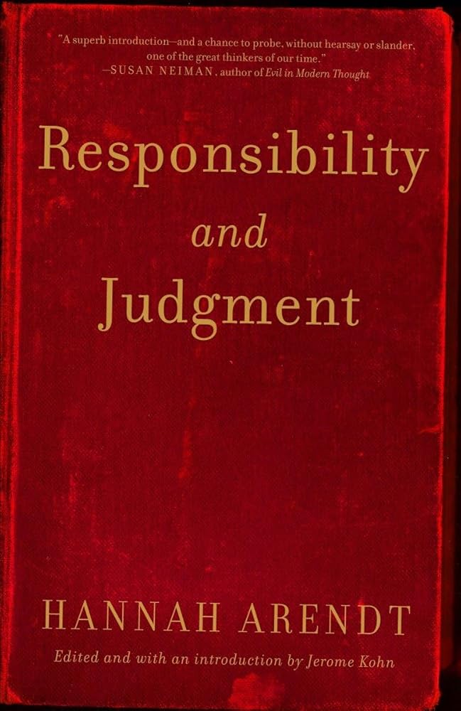 Responsibility and Judgment cover image