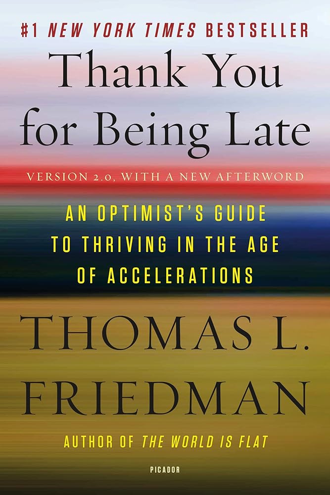 Thank You for Being Late cover image