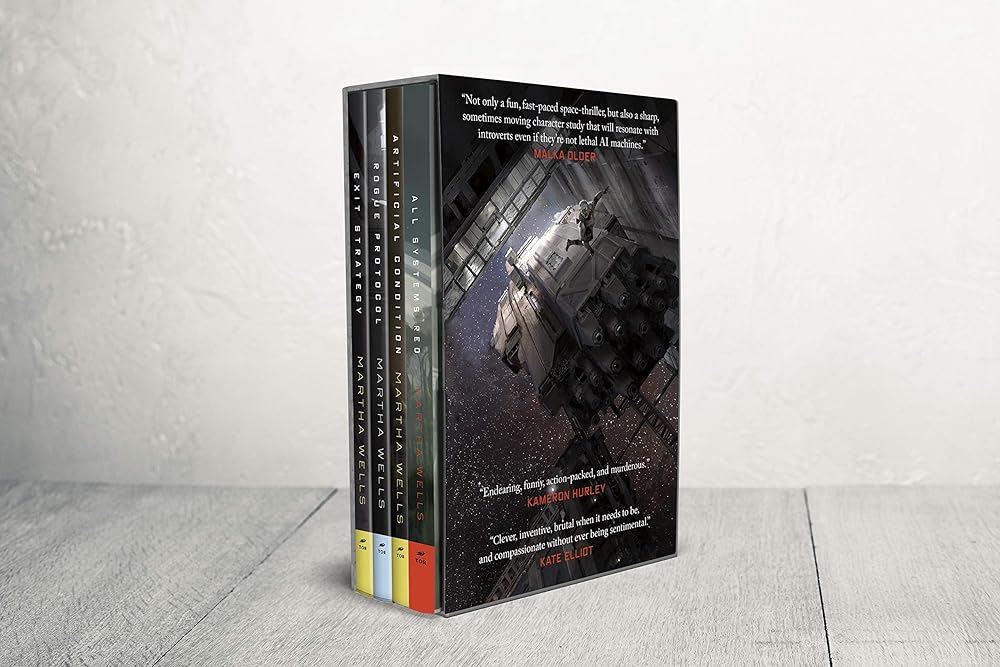 The Murderbot Diaries: All Systems Red, Artificial Condition, Rogue Protocol, Exit Strategy cover image