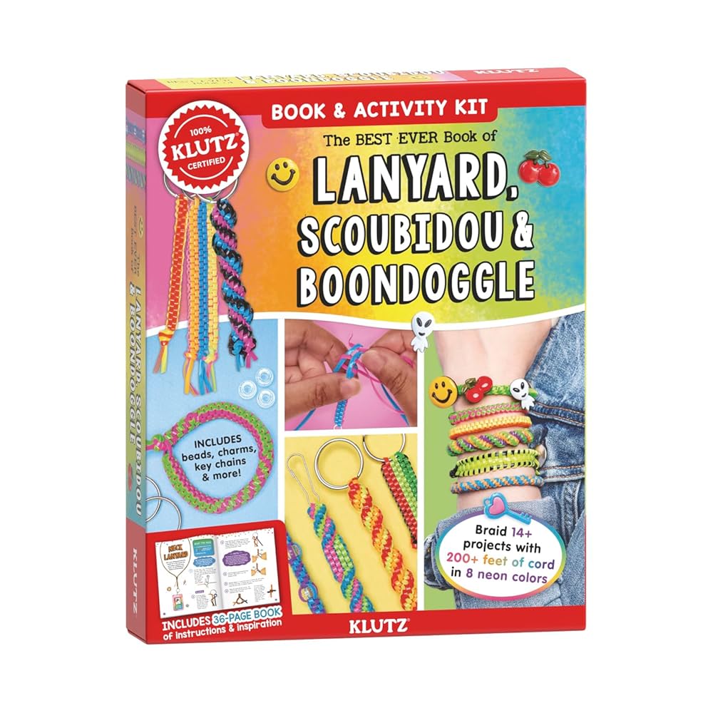 The Best Ever Book of Lanyard, Scoubidou & Boondoggle (Klutz) cover image