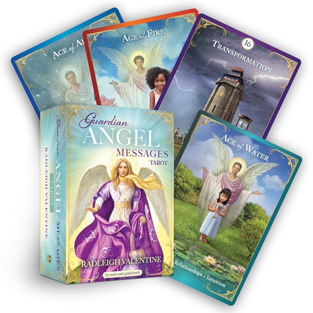 Guardian Angel Messages Tarot: A 78-Card Deck and Guidebook cover image