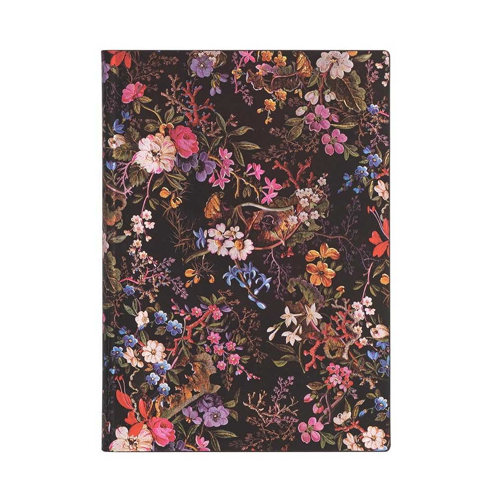 Floralia Midi Lined Softcover Journal, 176pg, 100GSM by Paperblanks (William Kilburn) cover image