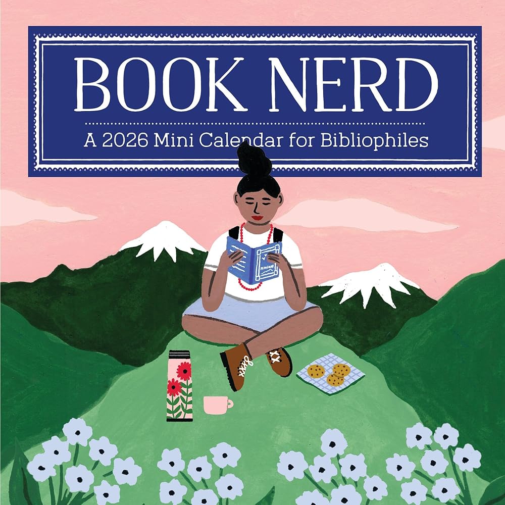 Book Nerd Mini Wall Calendar 2026 cover image