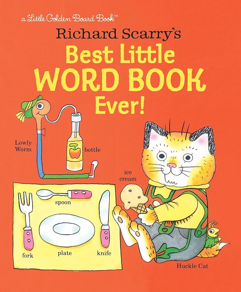 Richard Scarry's Best Little Word Book Ever! (Little Golden Board Book) cover image