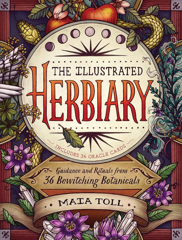 The Illustrated Herbiary: Guidance and Rituals from 36 Bewitching Botanicals (Wild Wisdom) cover image