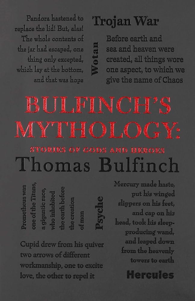 Bulfinch's Mythology: Stories of Gods and Heroes (Word Cloud Classics) cover image