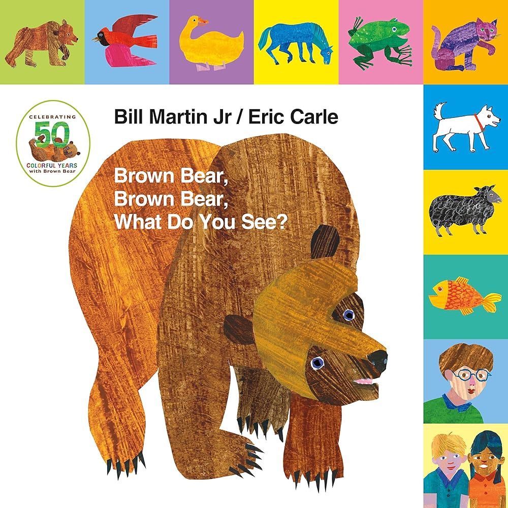 Lift-the-Tab: Brown Bear, Brown Bear, What Do You See? 50th Anniversary Edition (Brown Bear and Friends) cover image