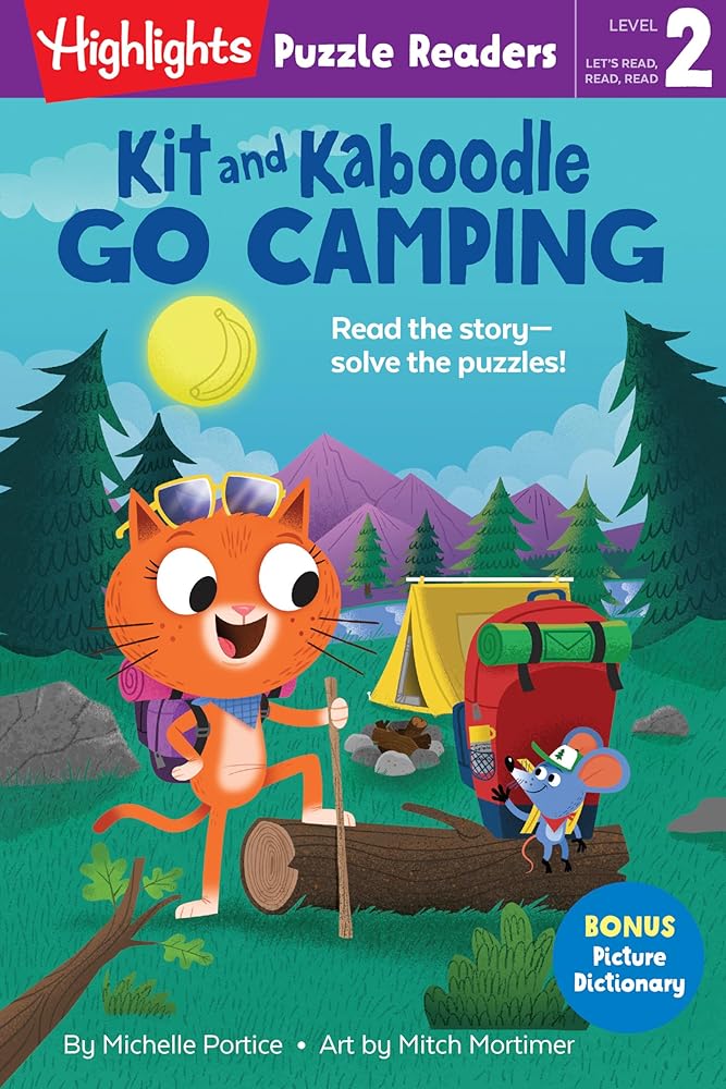 Kit and Kaboodle Go Camping (Highlights Puzzle Readers) cover image