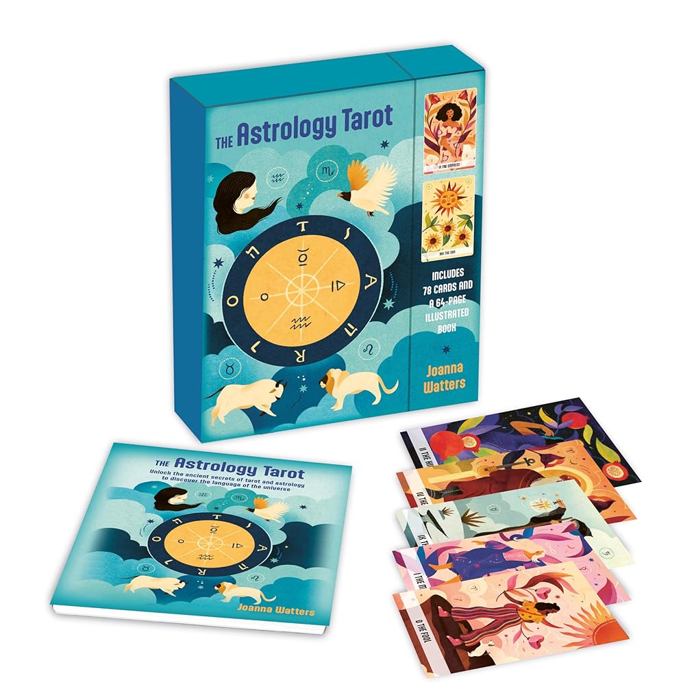 The Astrology Tarot: Includes a full deck of 78 specially commissioned tarot cards and a 64-page illustrated book cover image