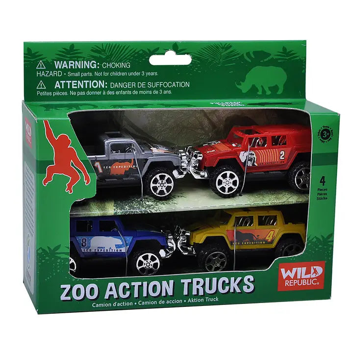 Action Truck Zoo Set – Wicked Good Books | Silly Bunny